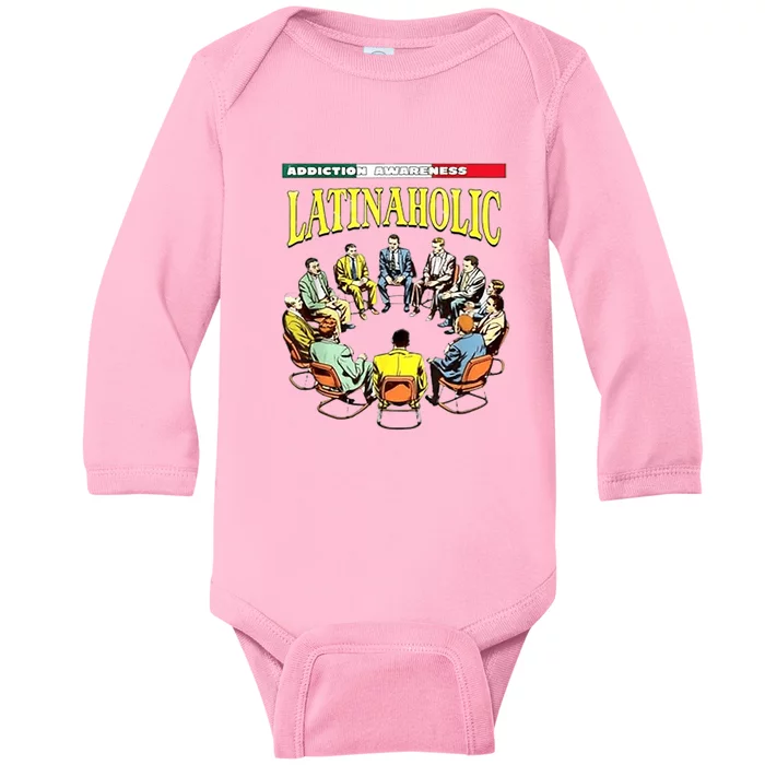 Latinaholic Baby Long Sleeve Bodysuit