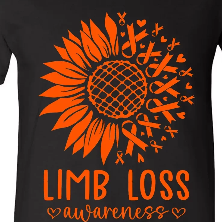 Limb Loss Awareness V-Neck T-Shirt