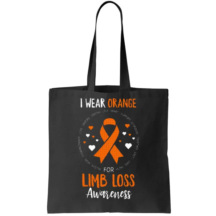 Limb Loss Awareness Ribbon Tote Bag