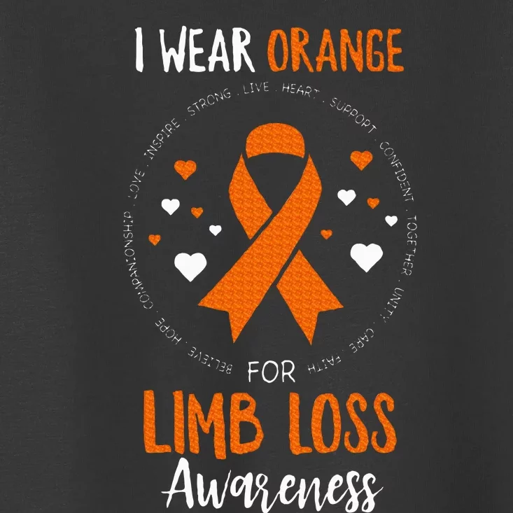 Limb Loss Awareness Ribbon Toddler T-Shirt