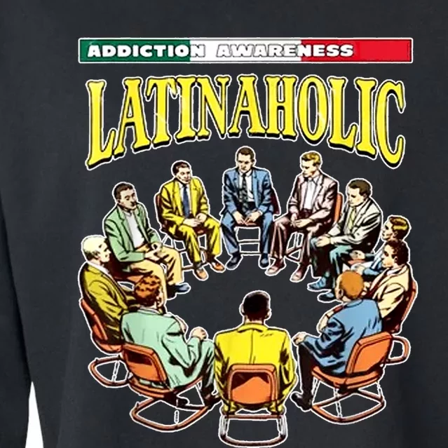 Latinaholic Cropped Pullover Crew