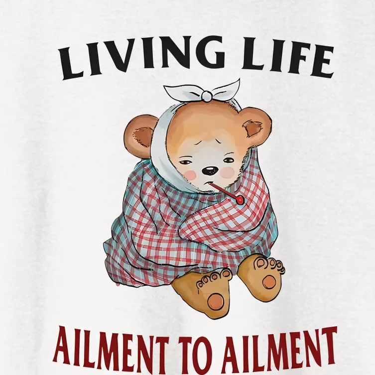 Living Life Ailment To Ailment Women's Crop Top Tee