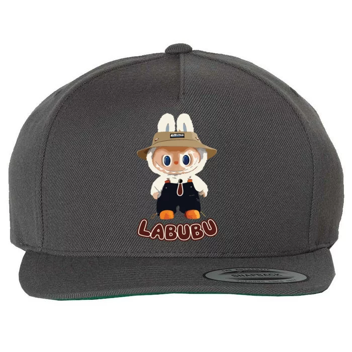 Labubu Wool Snapback Cap