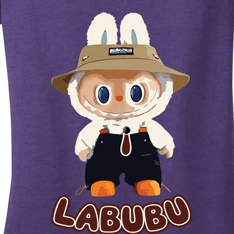 Labubu Women's V-Neck T-Shirt