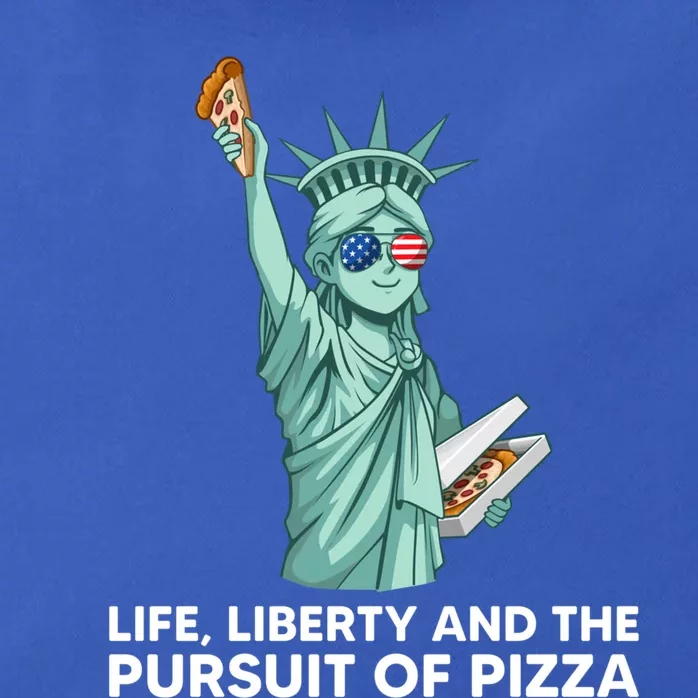 Life Liberty And The Pursuit Of Pizza National Pizza Day Gift Zip Tote Bag