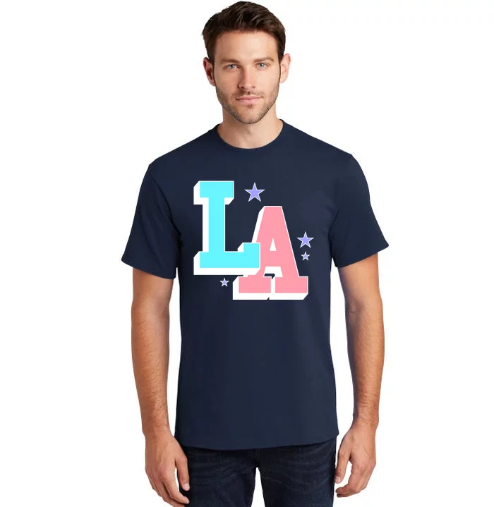 LA LOS ANGELES VARSITY TYPOGRAPHY Tall T-Shirt