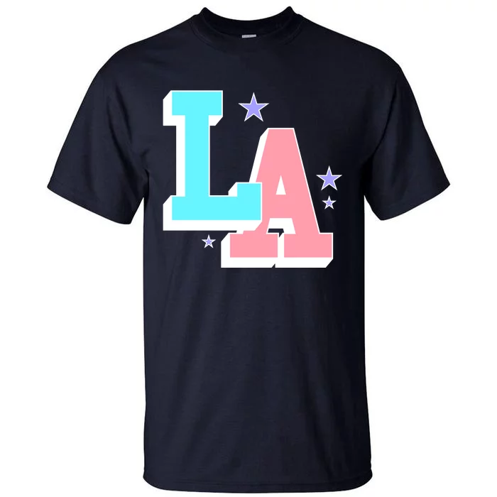 LA LOS ANGELES VARSITY TYPOGRAPHY Tall T-Shirt