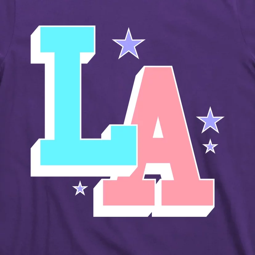 LA LOS ANGELES VARSITY TYPOGRAPHY T-Shirt