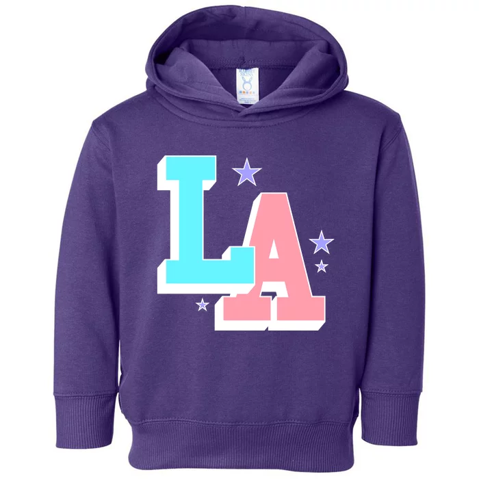 LA LOS ANGELES VARSITY TYPOGRAPHY Toddler Hoodie