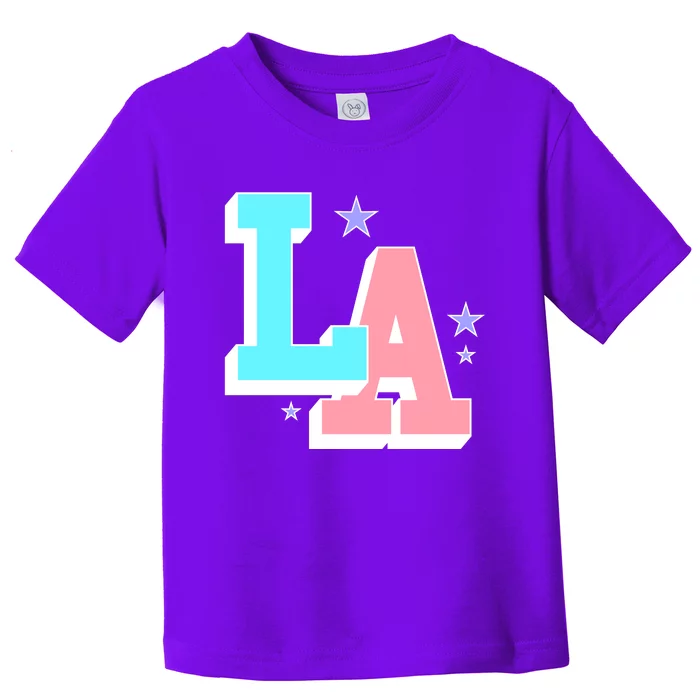 LA LOS ANGELES VARSITY TYPOGRAPHY Toddler T-Shirt