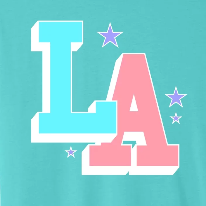 LA LOS ANGELES VARSITY TYPOGRAPHY ChromaSoft Performance T-Shirt