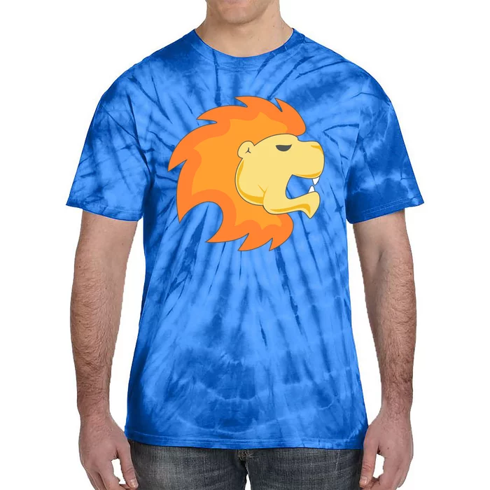 Leo Lion Astrology Horoscope Teens Backprint Gift Tie-Dye T-Shirt