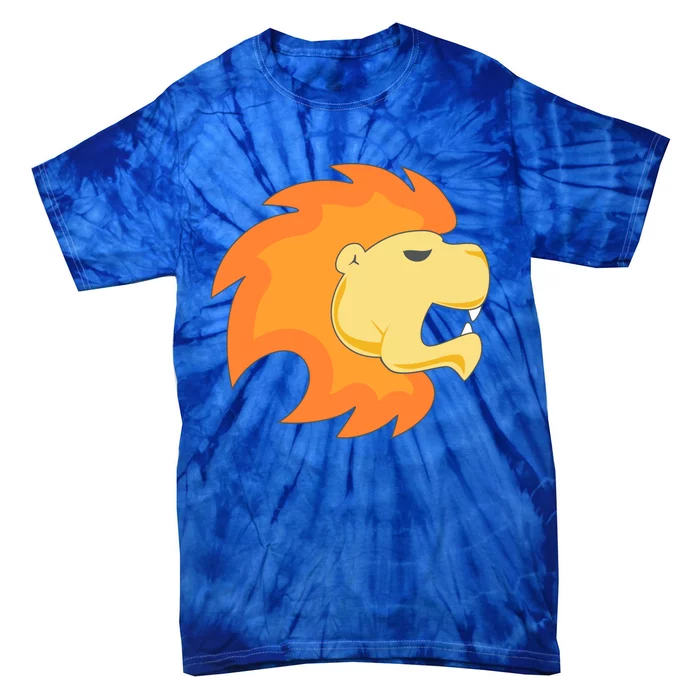 Leo Lion Astrology Horoscope Teens Backprint Gift Tie-Dye T-Shirt