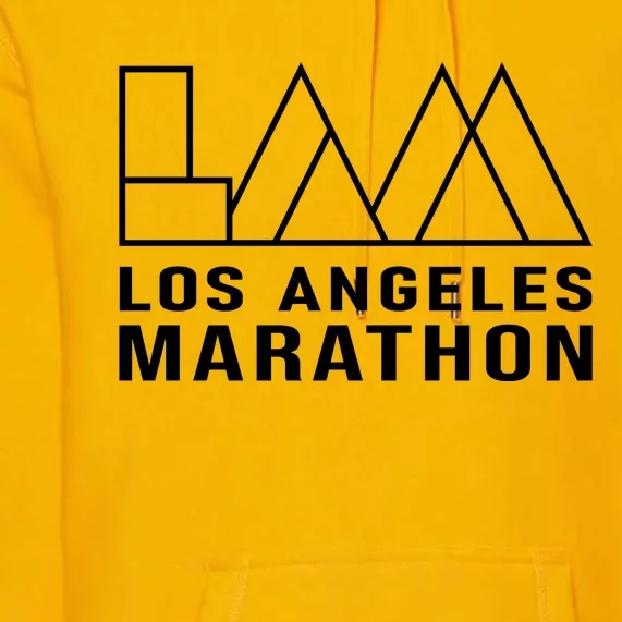 LA Los Angeles Marathon Premium Hoodie