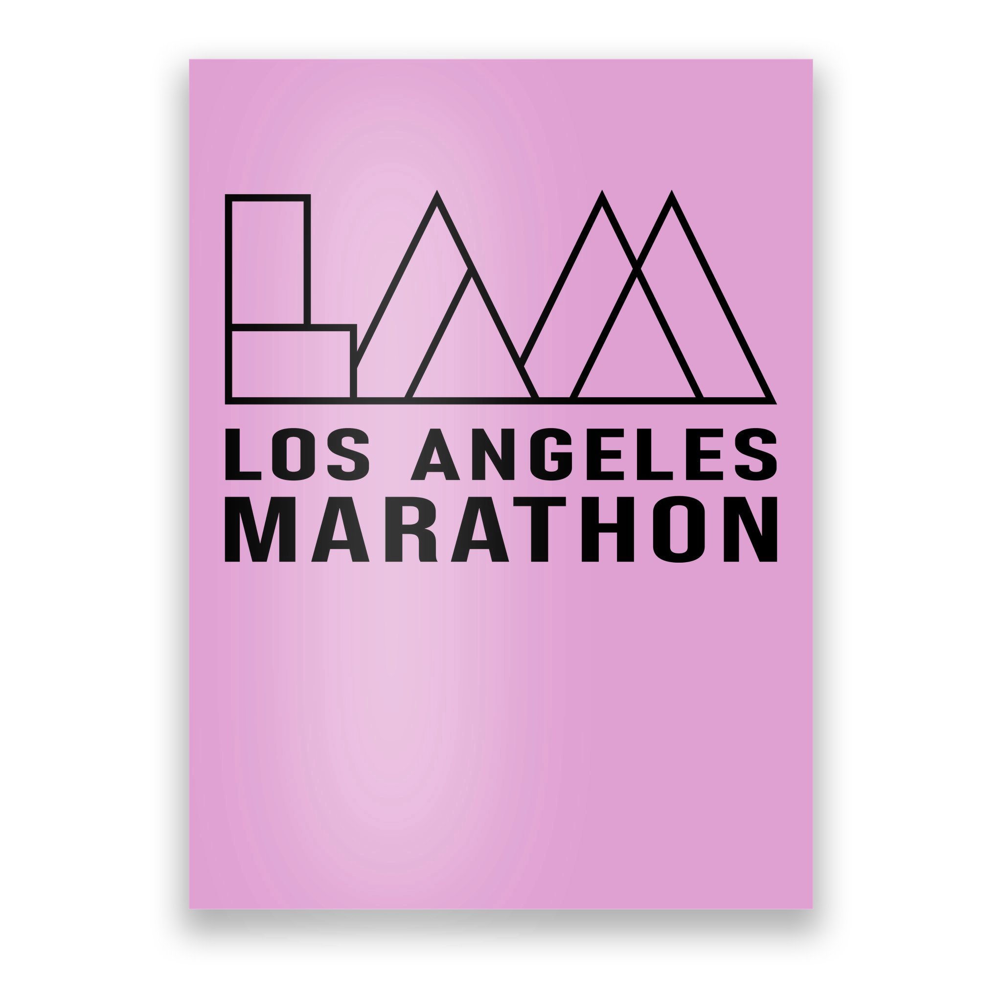 LA Los Angeles Athletic Letters | Poster