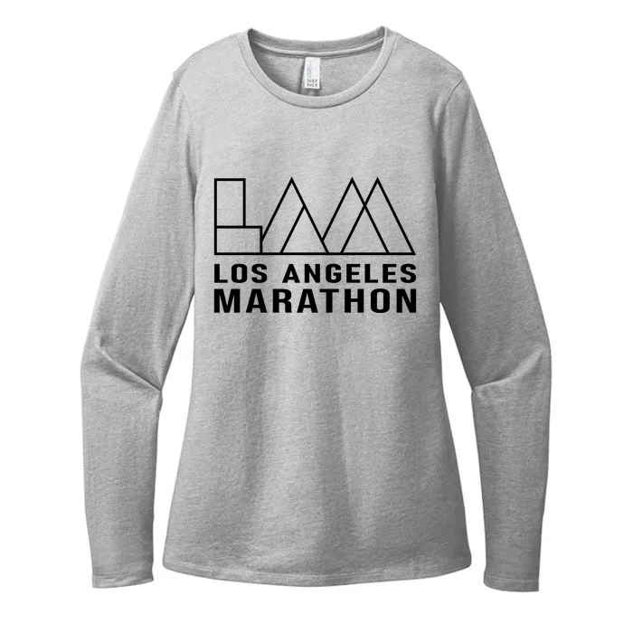 LA Los Angeles Marathon Womens CVC Long Sleeve Shirt