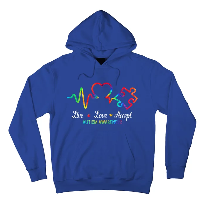 Live Love Accept Autism Awareness Hoodie