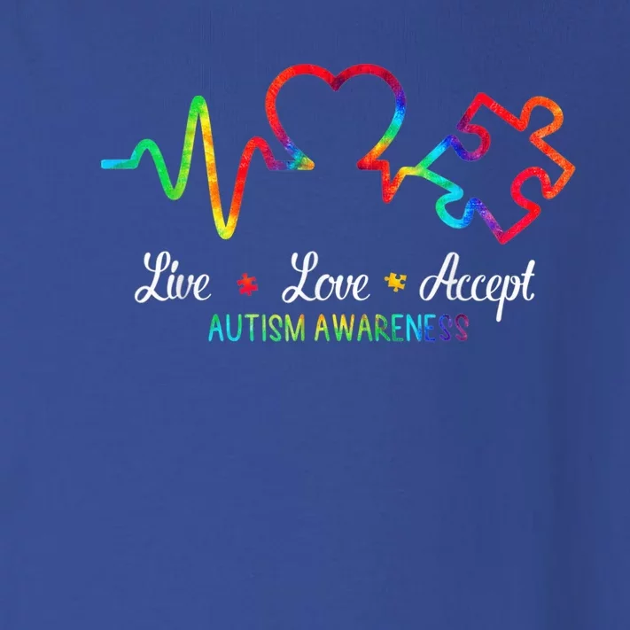 Live Love Accept Autism Awareness Toddler Long Sleeve Shirt