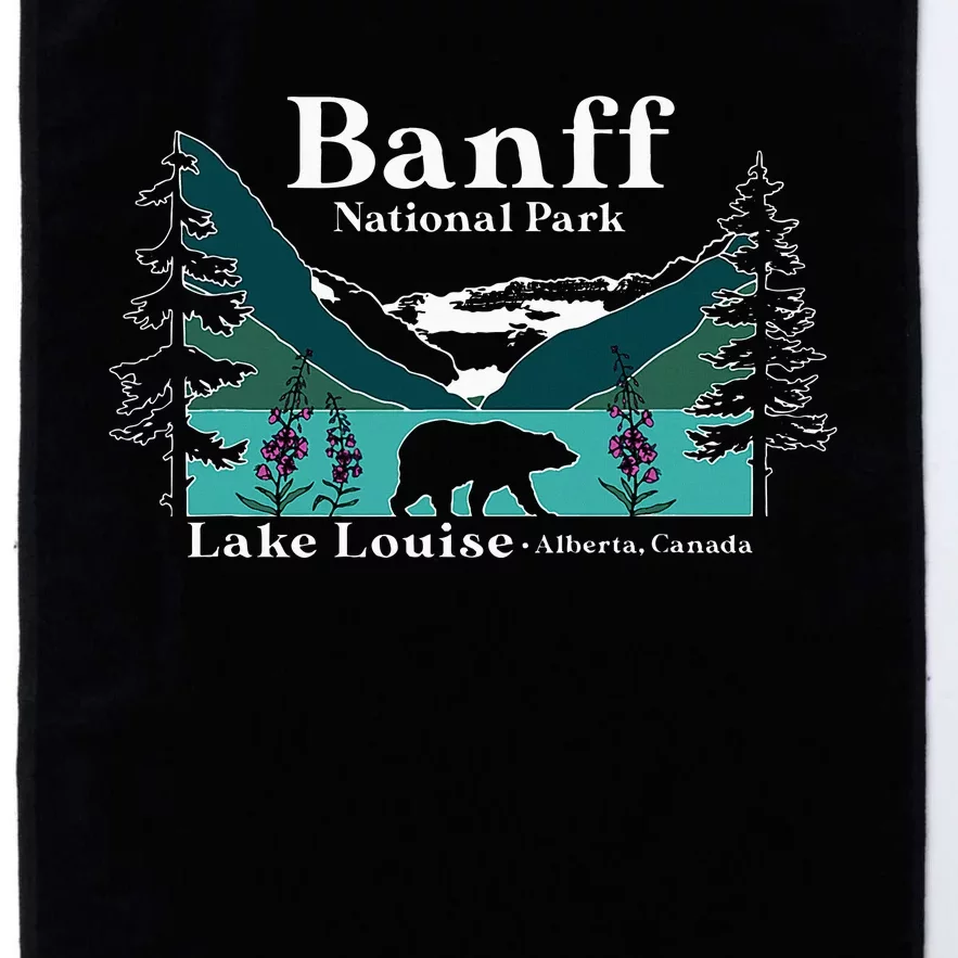 Lake Louise Alberta Banff National Parks Canada Bear Platinum Collection Golf Towel