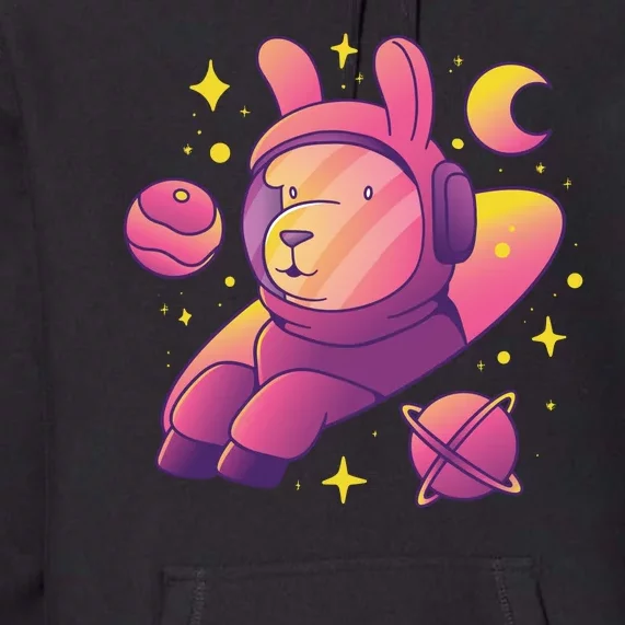 Llama Astronaut Premium Hoodie