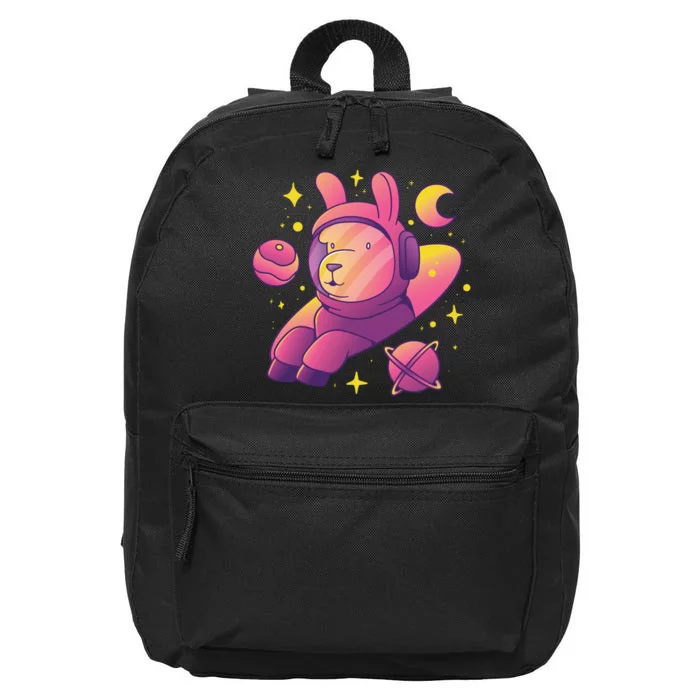 Llama Astronaut 16 in Basic Backpack