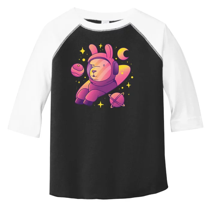 Llama Astronaut Toddler Fine Jersey T-Shirt