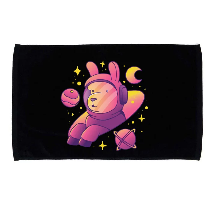 Llama Astronaut Microfiber Hand Towel