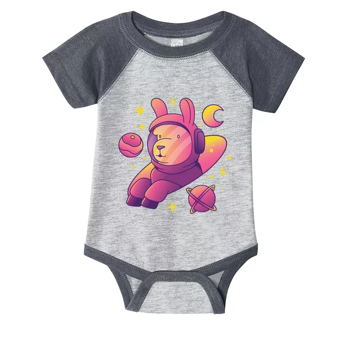 Llama Astronaut Infant Baby Jersey Bodysuit