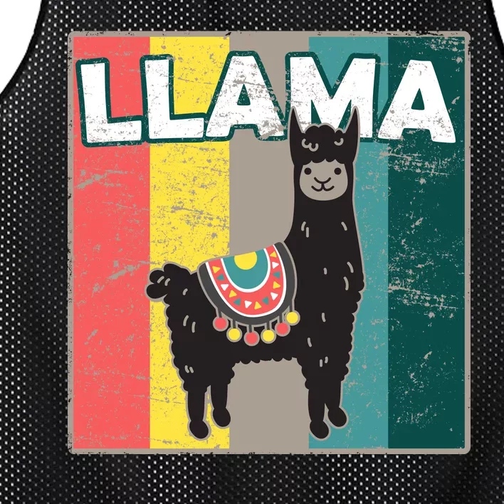 Llama Retro Mesh Reversible Basketball Jersey Tank