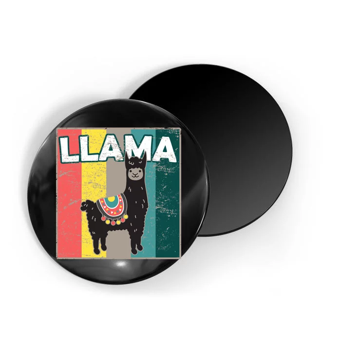 Llama Retro Magnet