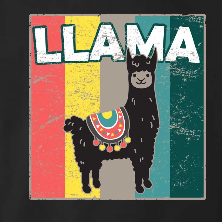 Llama Retro Toddler Hoodie