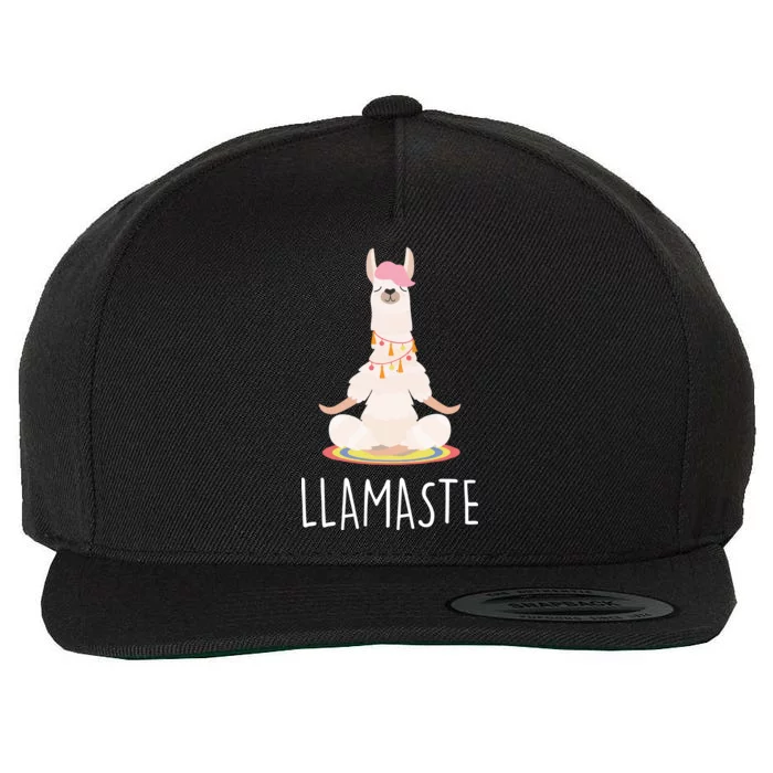 Llamaste Funny Lama Wool Snapback Cap