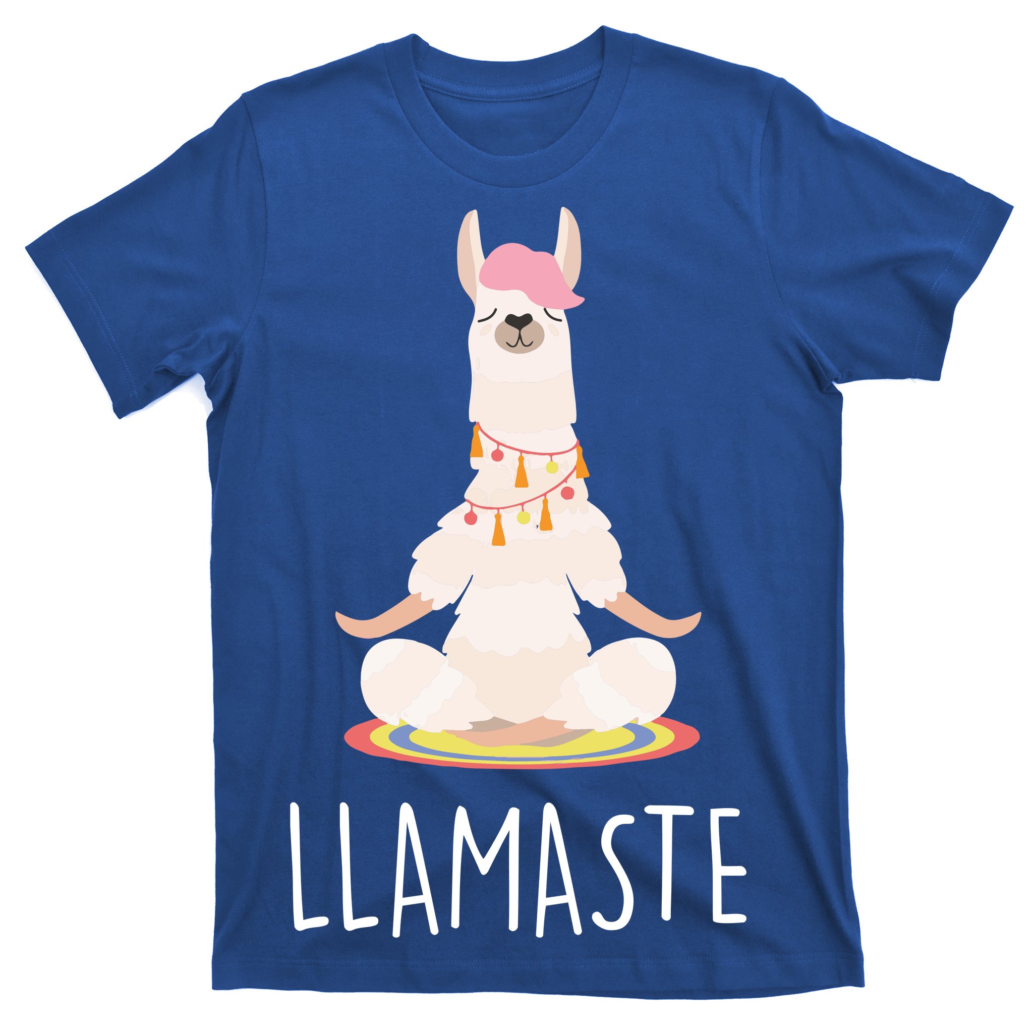 Woordvoerder laten we het doen ergens bij betrokken zijn Llamaste Funny Lama T-Shirt | TeeShirtPalace