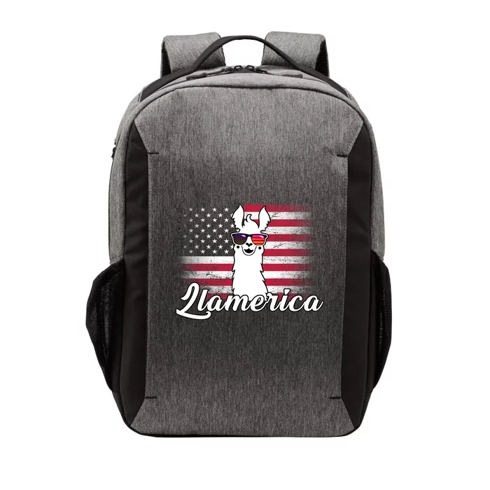 Llamerica Merica Flag Vector Backpack