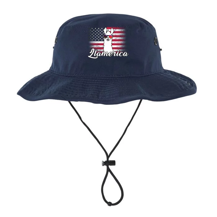 Llamerica Merica Flag Legacy Cool Fit Booney Bucket Hat