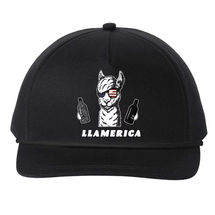 Llamerica Vintage Snapback Five-Panel Rope Hat