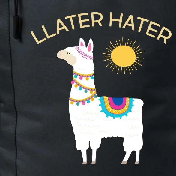 Llater Hater Llama Daily Commute Backpack