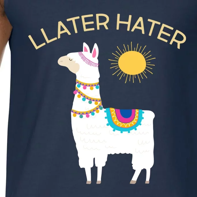 Llater Hater Llama Comfort Colors® Tank Top