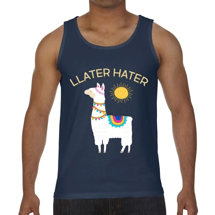 Llater Hater Llama Comfort Colors® Tank Top