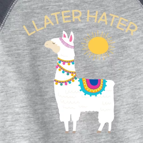 Llater Hater Llama Toddler Fine Jersey T-Shirt