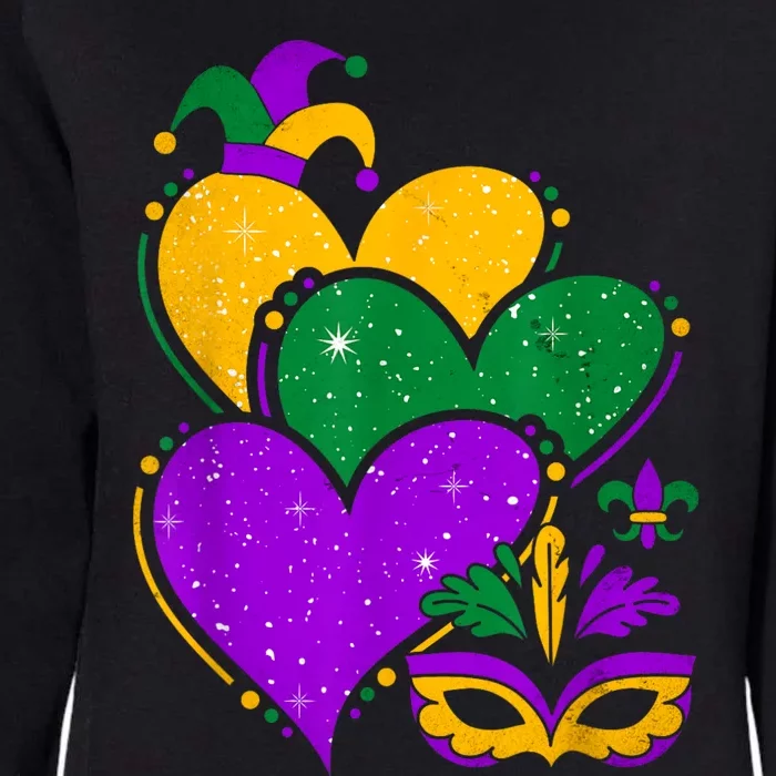 Laissez Les Bon Temps Rouler Happy Mardi Gras Fat Tuesday Womens California Wash Sweatshirt