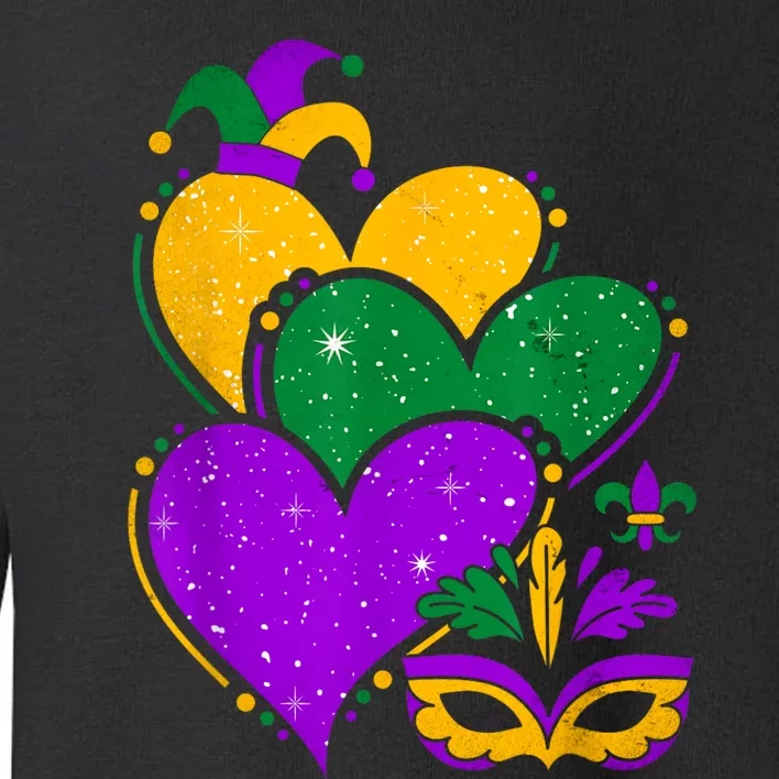 Laissez Les Bon Temps Rouler Happy Mardi Gras Fat Tuesday Toddler Sweatshirt