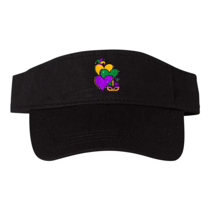 Laissez Les Bon Temps Rouler Happy Mardi Gras Fat Tuesday Valucap Bio-Washed Visor