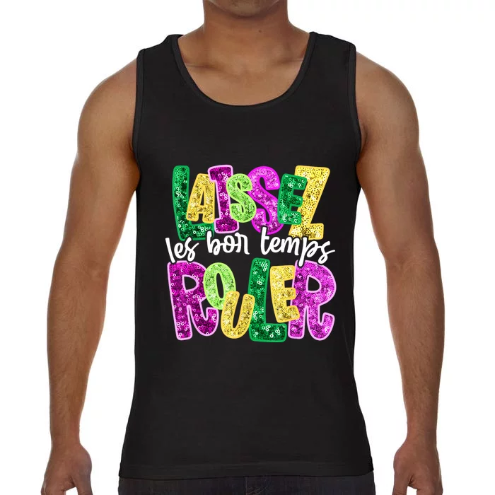 Laissez Les Bon Temps Rouler Happy Mardi Gras Fat Tuesday Comfort Colors® Tank Top