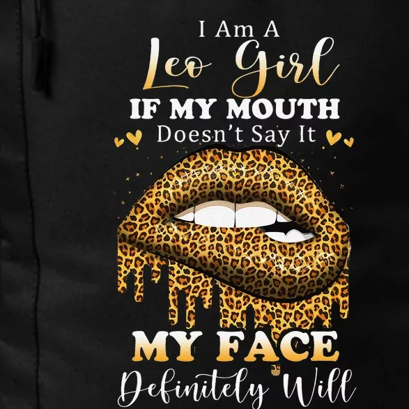 Leopard Lips Biting I Am A Leo Birthday Costumes Daily Commute Backpack