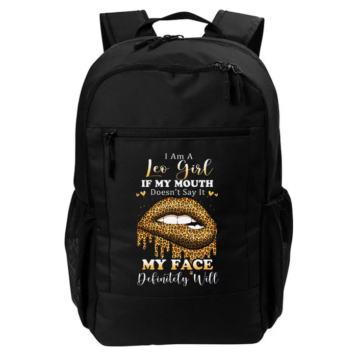 Leopard Lips Biting I Am A Leo Birthday Costumes Daily Commute Backpack