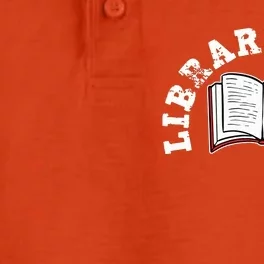 Library Librarian Bookworm Reading Books Dry Zone Grid Performance Polo