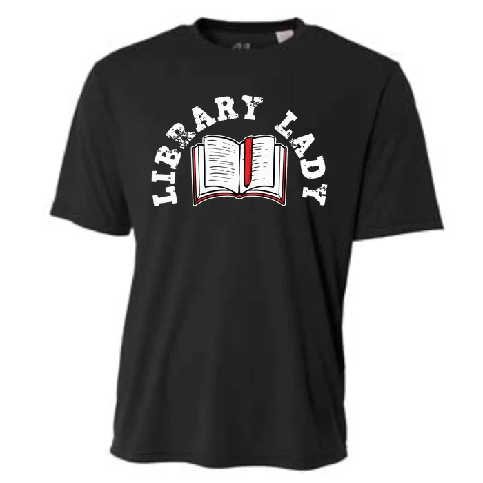 Library Librarian Bookworm Reading Books Cooling Performance Crew T-Shirt