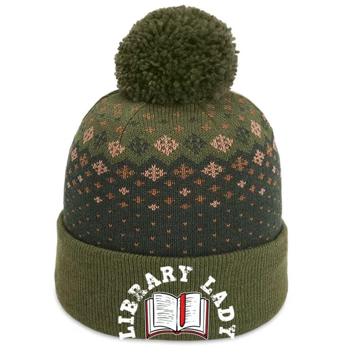 Library Librarian Bookworm Reading Books The Baniff Cuffed Pom Beanie