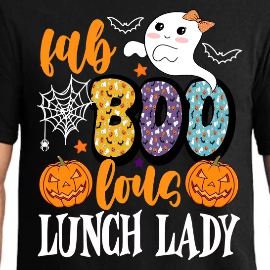 Lunch Lady Boo Halloween Festive Cute Pajama Set